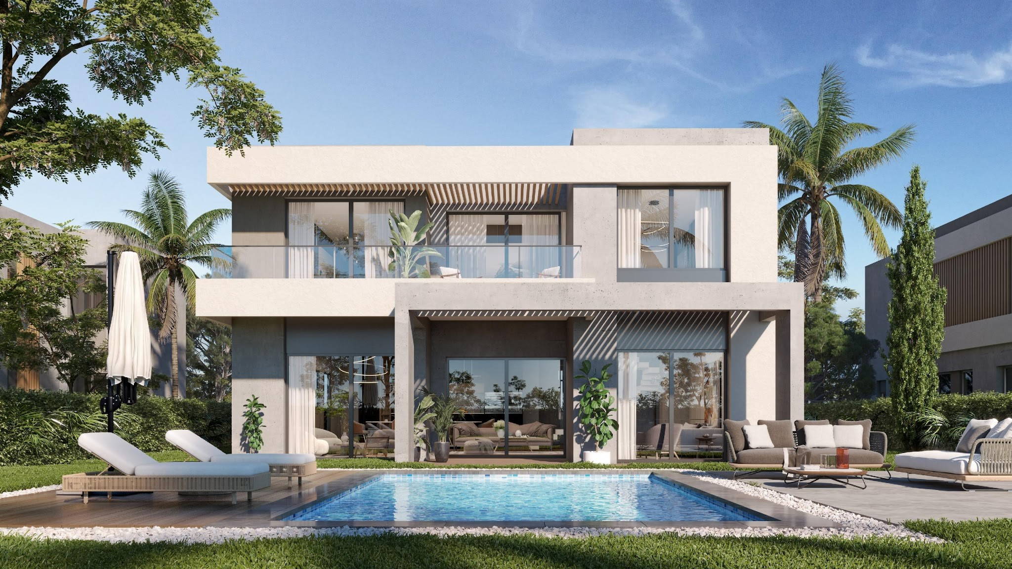 DAE Palm Hills Developments 6th October City Cairo Egypt Villa Type O layout Image