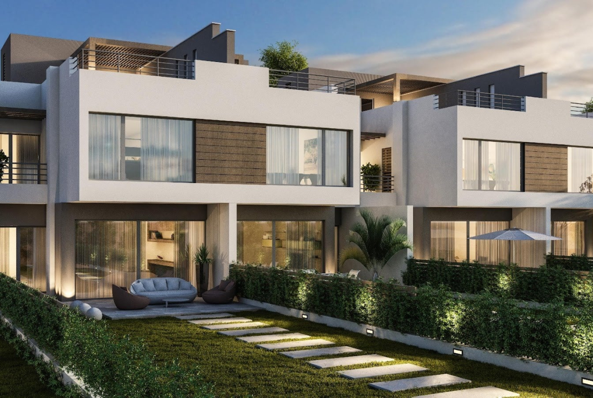 Buy a Twinhouse villa with a Penthouse in Palm Hills New Cairo Phase-4